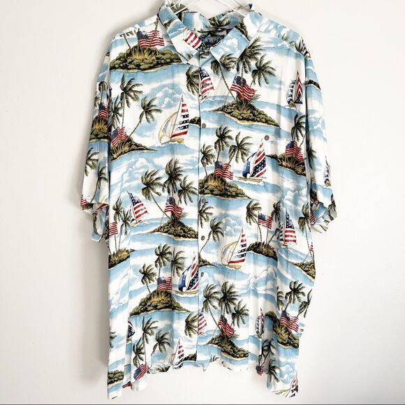 CAMPIA | Tropical Island Flag Shirt 4XL - Picture 3 of 7